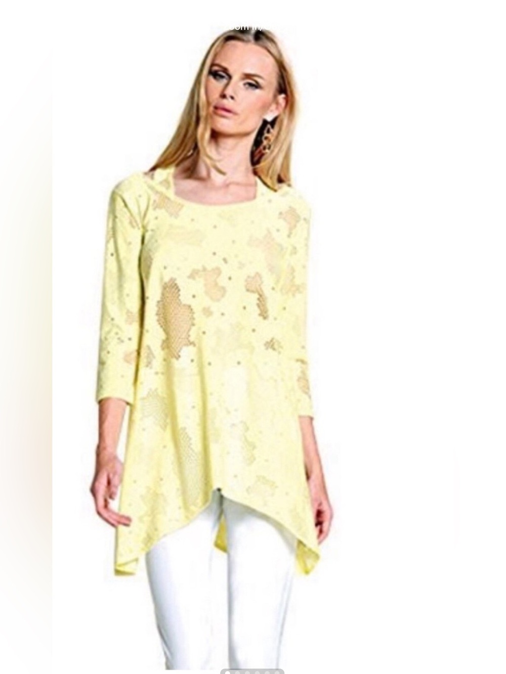 NEW CLARA SUN WOO Yellow Tunic Top